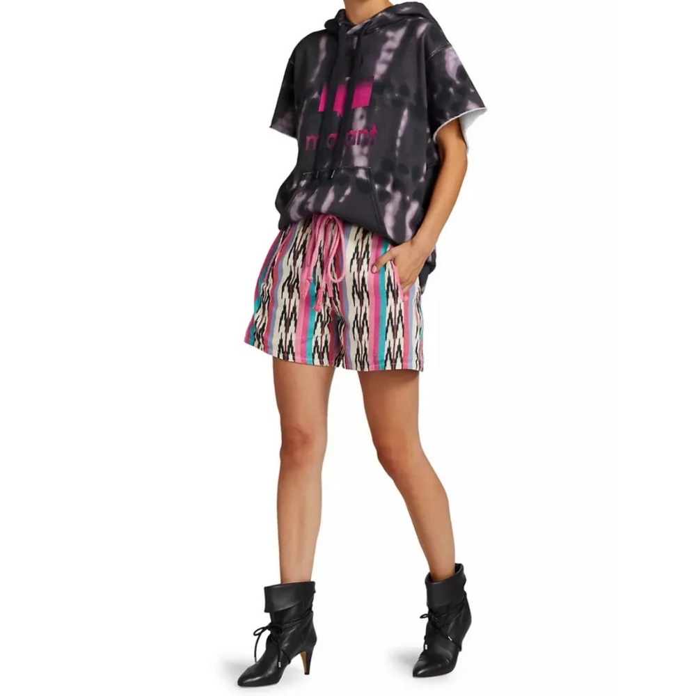 ISABEL MARANT ETOILE Inima Chevron Shorts Womens 36 Small - Picture 3 of 9